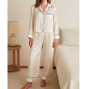 Free People Silk PJ Set